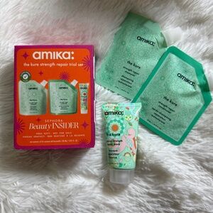 Amika "The Kure" Shampoo, Conditioner & Treatment Minis Set